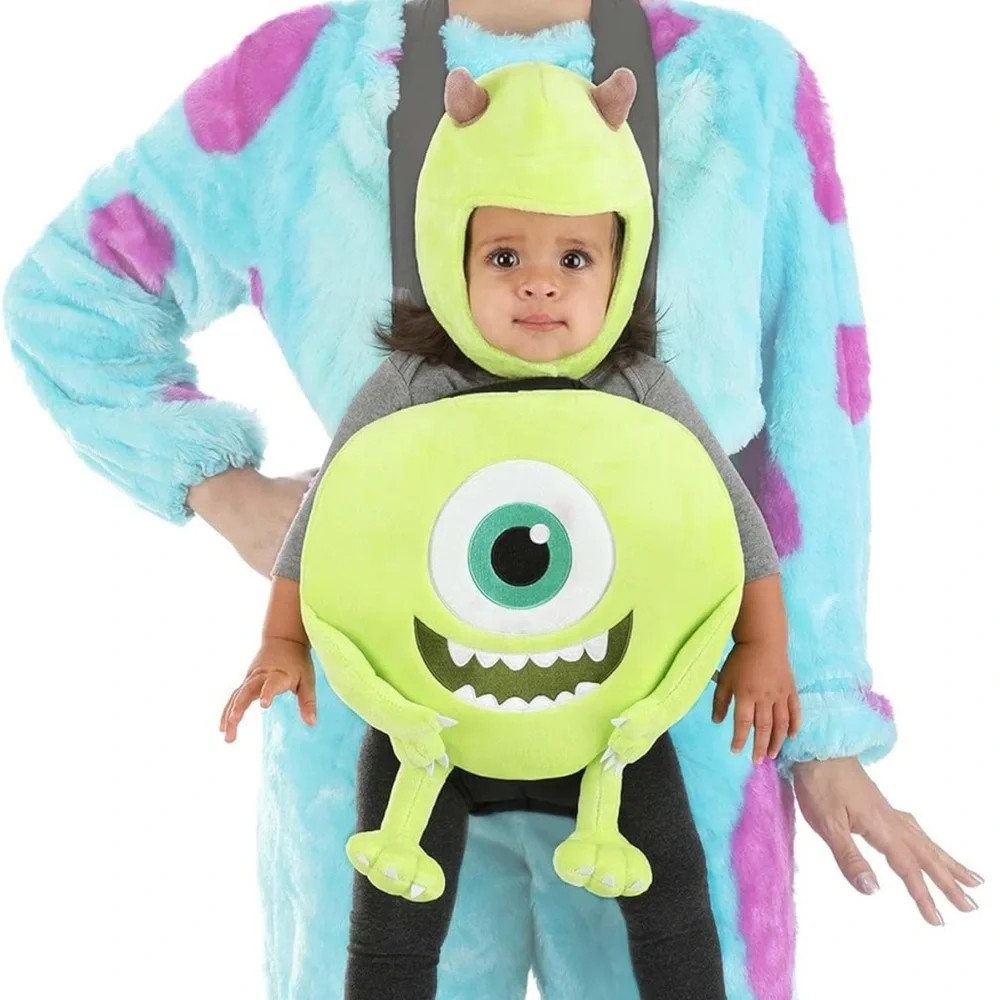 Disney Monsters Inc. Mike Wazowski Baby Halloween Costume 0-24 Months Infant